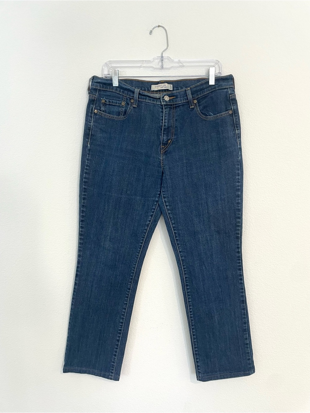 Levi’s 505 Straight Leg Women's 12 Dark Blue Jeans